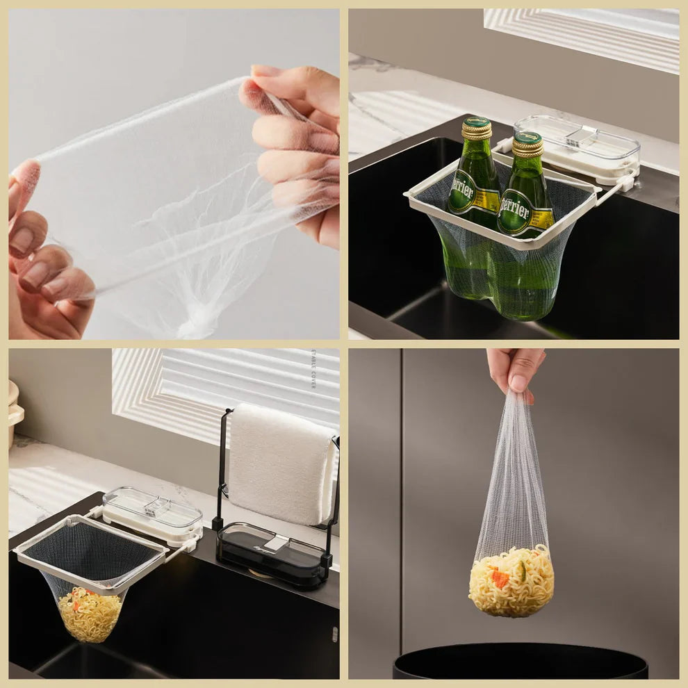 Waste Filter Bag Collapsible Sink Drainer