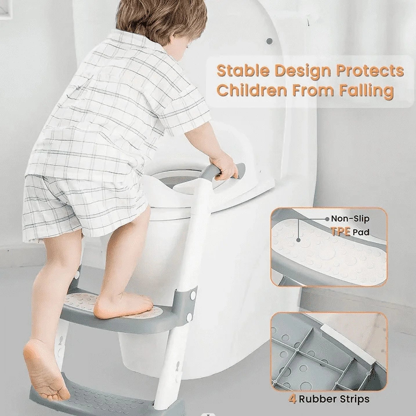 Adjustable Potty Training Seat with Ladder