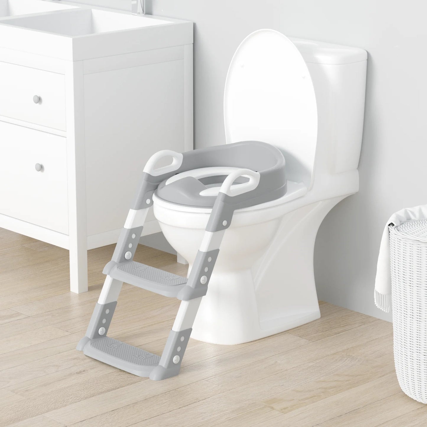 Adjustable Potty Training Seat with Ladder