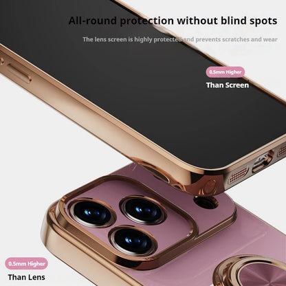 Luxury Magnetic Ring Stand iPhone Case