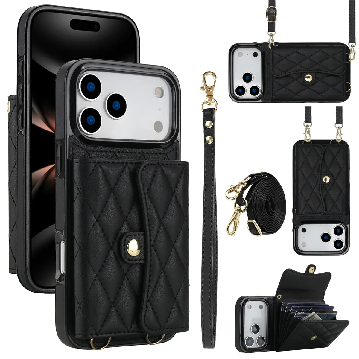 [New Colors] Italian Design Wrist Strap Wallet Case