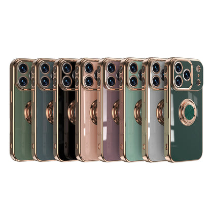 Luxury Magnetic Ring Stand iPhone Case