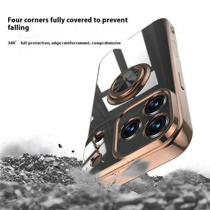 Luxury Magnetic Ring Stand iPhone Case