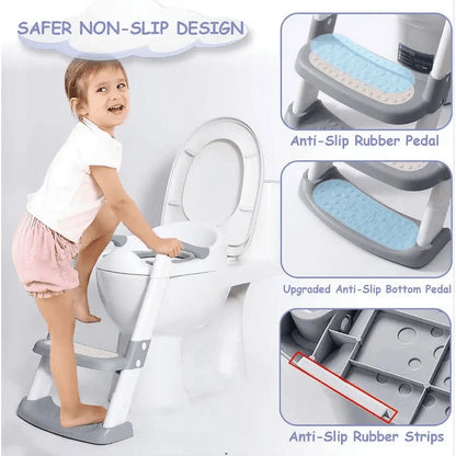 Adjustable Potty Training Seat with Ladder
