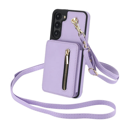 Luxury Cross Body Zipper Card Wallet Samsung Case