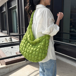 Luxury Quilted Padded Crossbody Bag