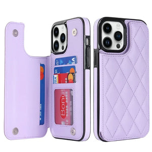 Luxurious Leather iPhone Cash/Cards Wallet Case 2024