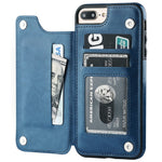 Leather Business Wallet Case for iPhones